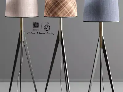 Eden Floor Lamp 3D model
