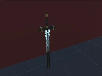 3D Game Asset - Sword Low-poly 3D model
