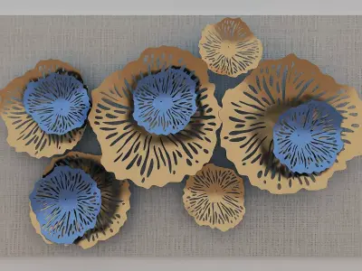 Wall Forged Decoration 3D model purchase