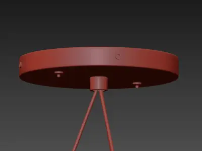 Midnight LED Pendant By Resident 3D model