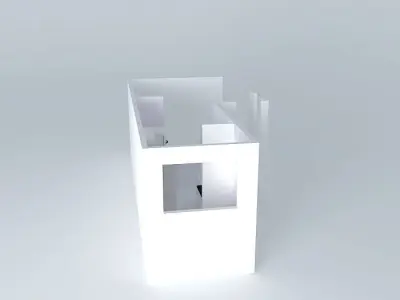 belzinhaorkut wall with door in middle Free 3D model