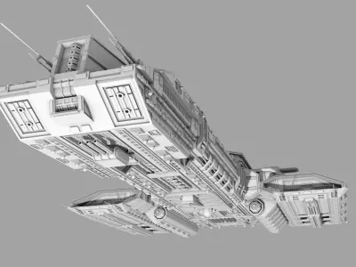 Spaceship Australis 3D model