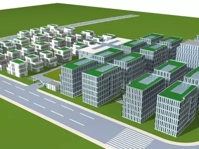 Office Building 3D model