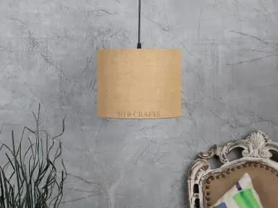 Hanging light for living room 3D model