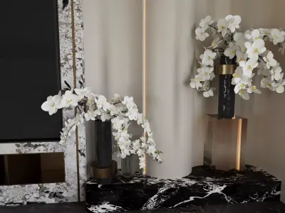 living room 3D model 94