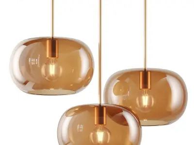 Armstrong Bubble Pendant from Shades of Light 3D model