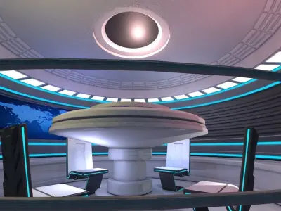 Sci Fi Room 3D model