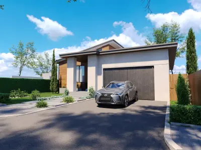 Modern House Exterior  3D model buy