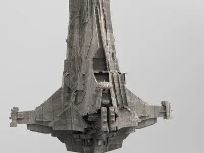 Colossal Space Temple 3  3D model