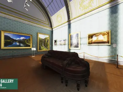 Art gallery Vol6 - modular museum 3D model