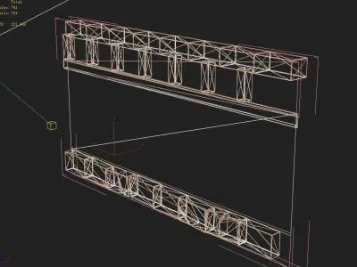 Game Underground - palace - walls 02 3D model