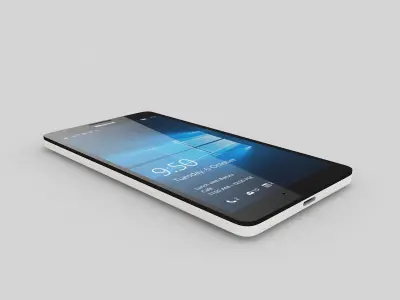 Microsoft Lumia 950 XL White 3D model