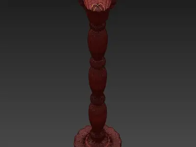 Murano Floor Lamps 3D model