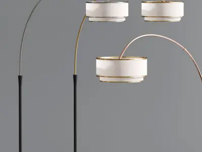 Carson Carrington Flam 81-inch Arch Floor Lamp 3D model