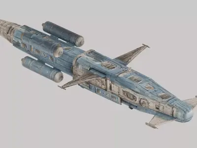 Impavid-class Torpedo Boat BLENDER EDITION - Star Wars Kimverse Low-poly 3D model