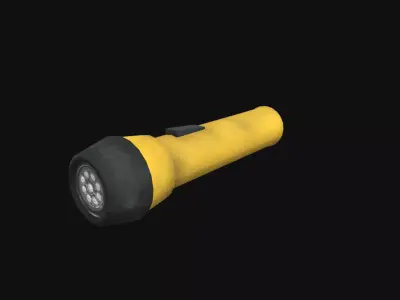 Lantern flashlight Low-poly 3D model