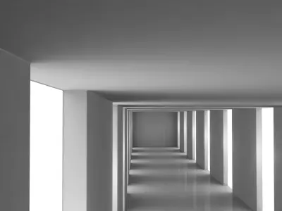 Sci Fi Corridor 3D model