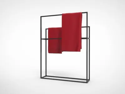 towel rack 3D model