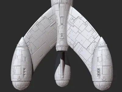  The red rocket from The Adventures of Tintin  3D print model