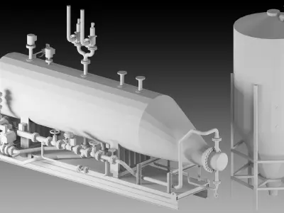 16 Factory Props-High detail 3d models- Vol 05 3D model