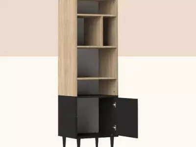 Lofton Small Bookcase Free 3D model
