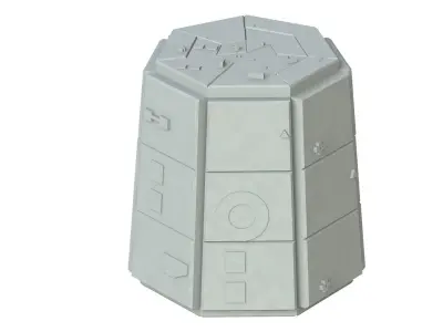 Sci Fi Object No 2882 Low Poly Low-poly 3D model