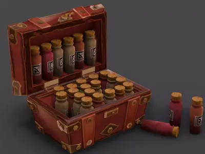 Medicine Kit 3D Model  Low-poly 3D model
