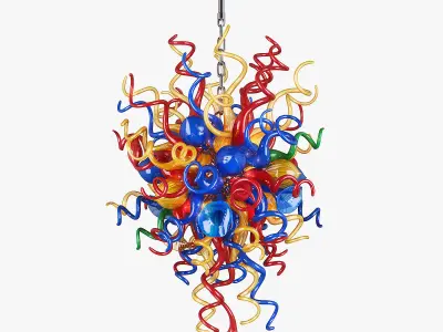 890100 Vulcano Lightstar Hanging Lamp 3D model