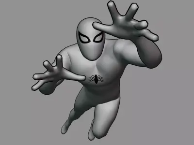 Spider-Man and His Amazing Friends 3D Model 3D model