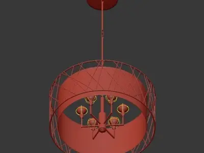 Cromwell Chandelier 3D model