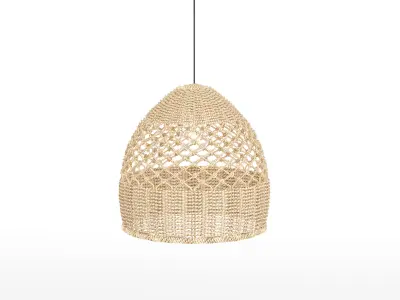  Woven Pendant Lights 3D model