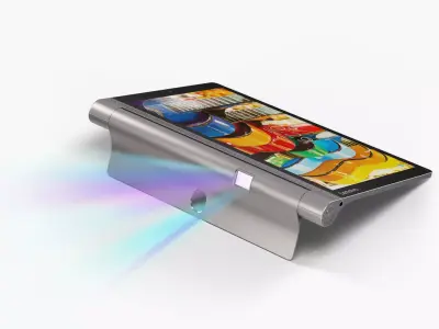 Lenovo Yoga Tab 3 Pro tablet Low-poly 3D model