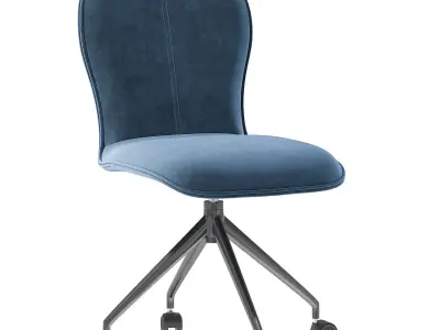 Aspen Designer chair on wheels 3D model