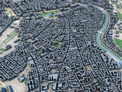 Vienna City Austria 3D model