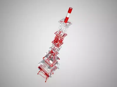 Communication Tower 3D model