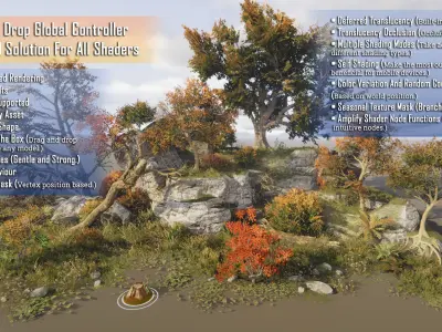 The Toby Foliage Engine Low-poly 3D model