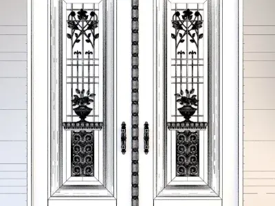 Classic Doors 3D model