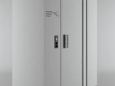 Elevator door 3D model purchase
