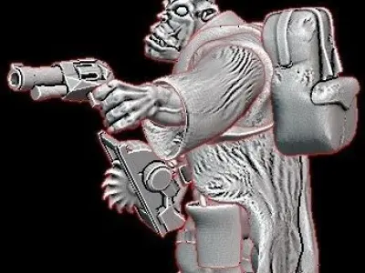 Ork kon boyz pack 3 3D print model