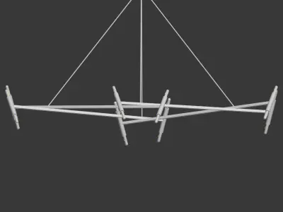 CHANDELIER LE DIAMANT JONATHAN BROWNING  3D model