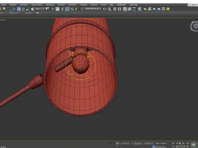 CONIFER ARTICULATING SCONCE Low-poly 3D model