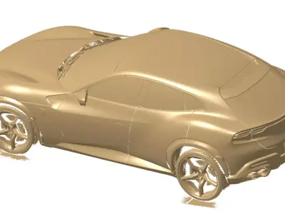 Ferrari purosangue 3d scan data 3D model 3D model