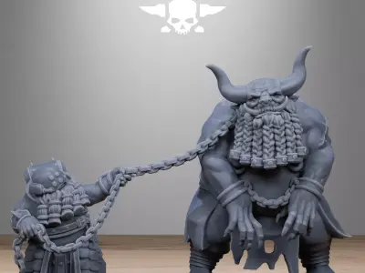 Corrupted guard Dwarves 3D print model