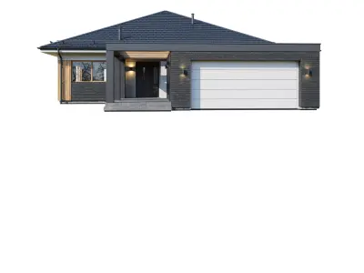 Modern house Allery 3D model