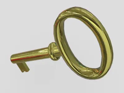 CC0 - Key 9 Free low-poly 3D model