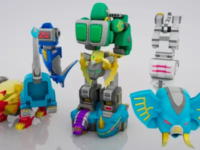 GaoKing Ultra Knight Low-poly 3D model