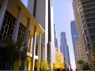 CITY STREET-City medium size 3D model