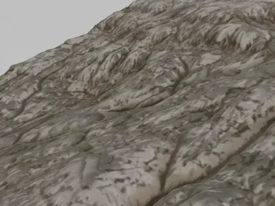 Landscape Canyon Cliff Terrain 115566 3D model