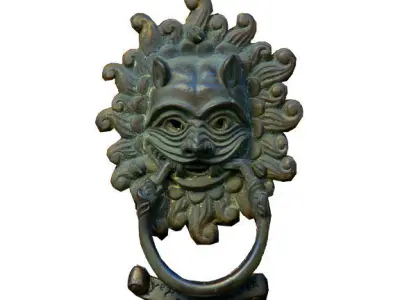 Lion Door Knocker 3D model