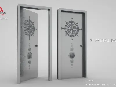  DOOR PACK 12 PIECE  Low-poly 3D model
